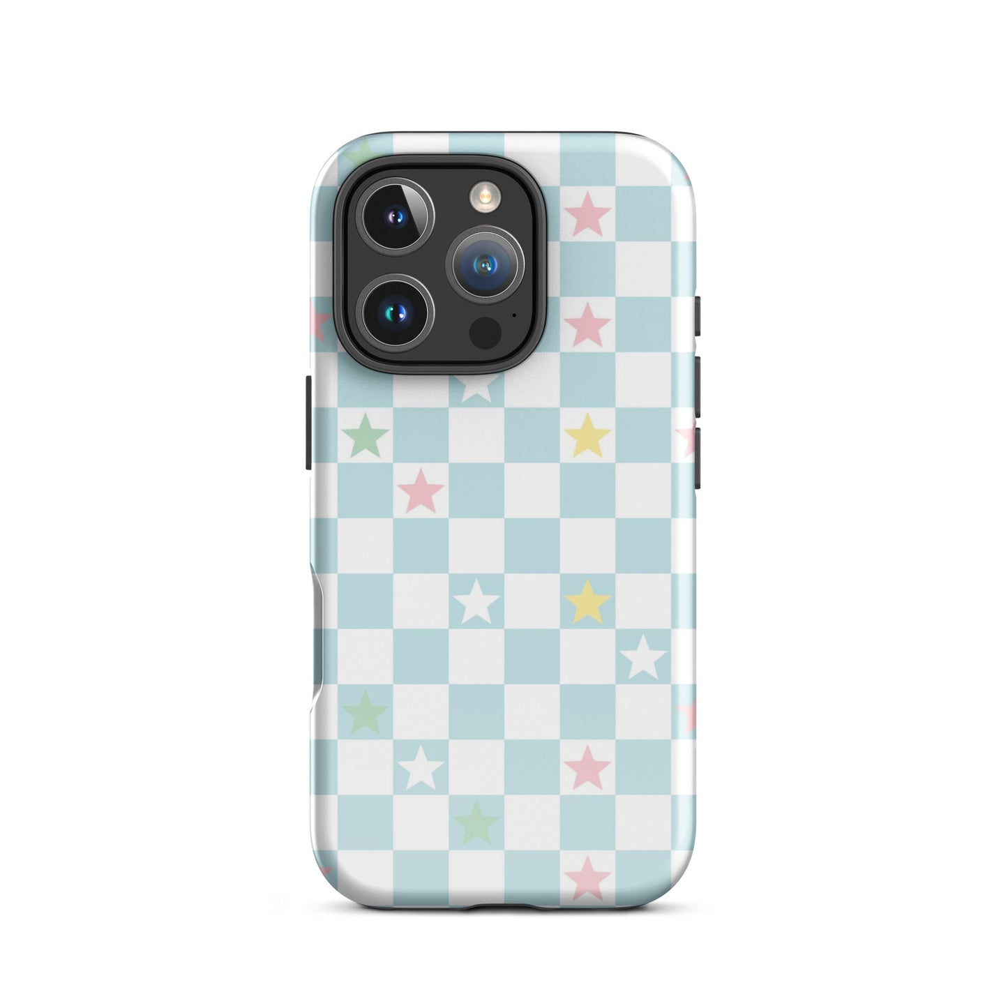 Stars Checkered iPhone Case
