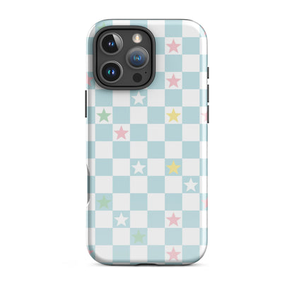 Stars Checkered iPhone Case
