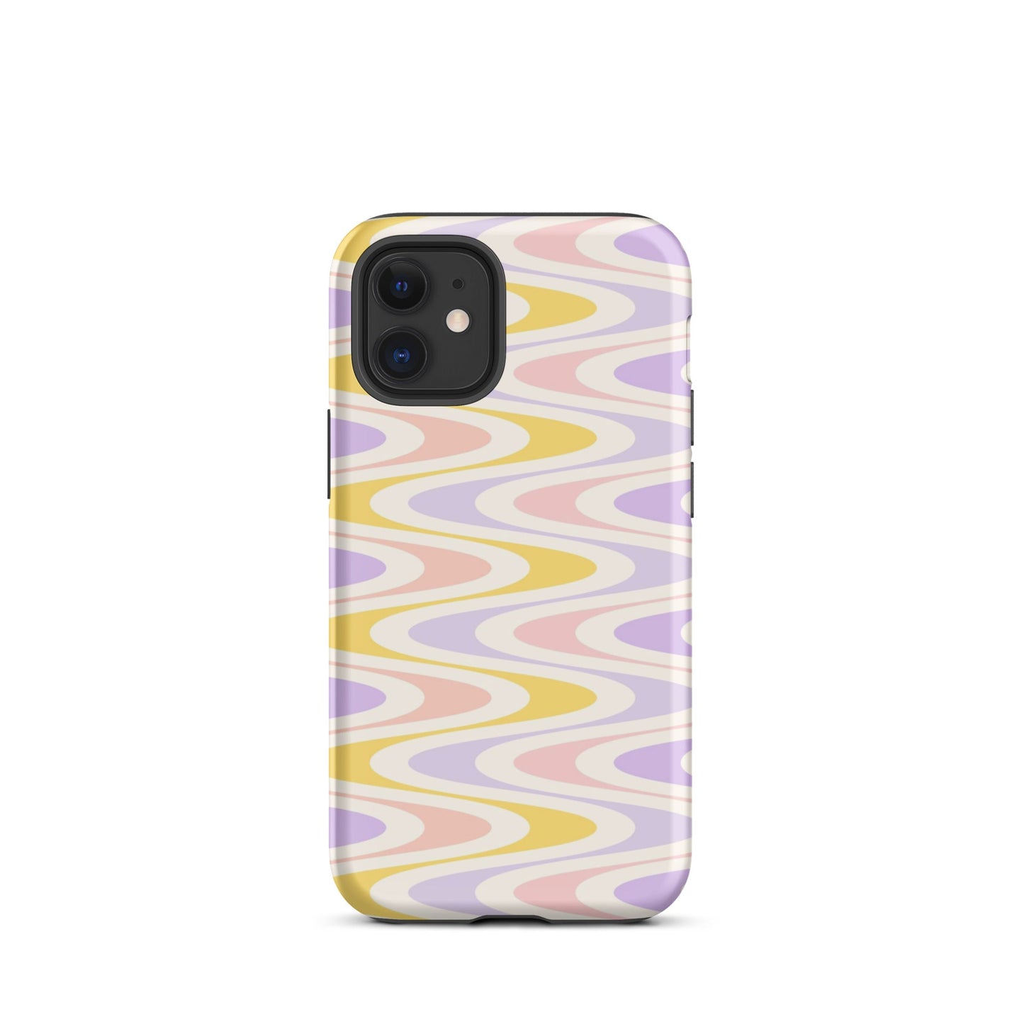 Pastel Retro Wavy iPhone Case