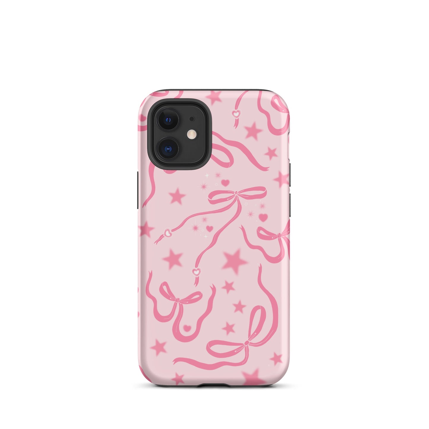 Pink Cosmic Bows iPhone Case