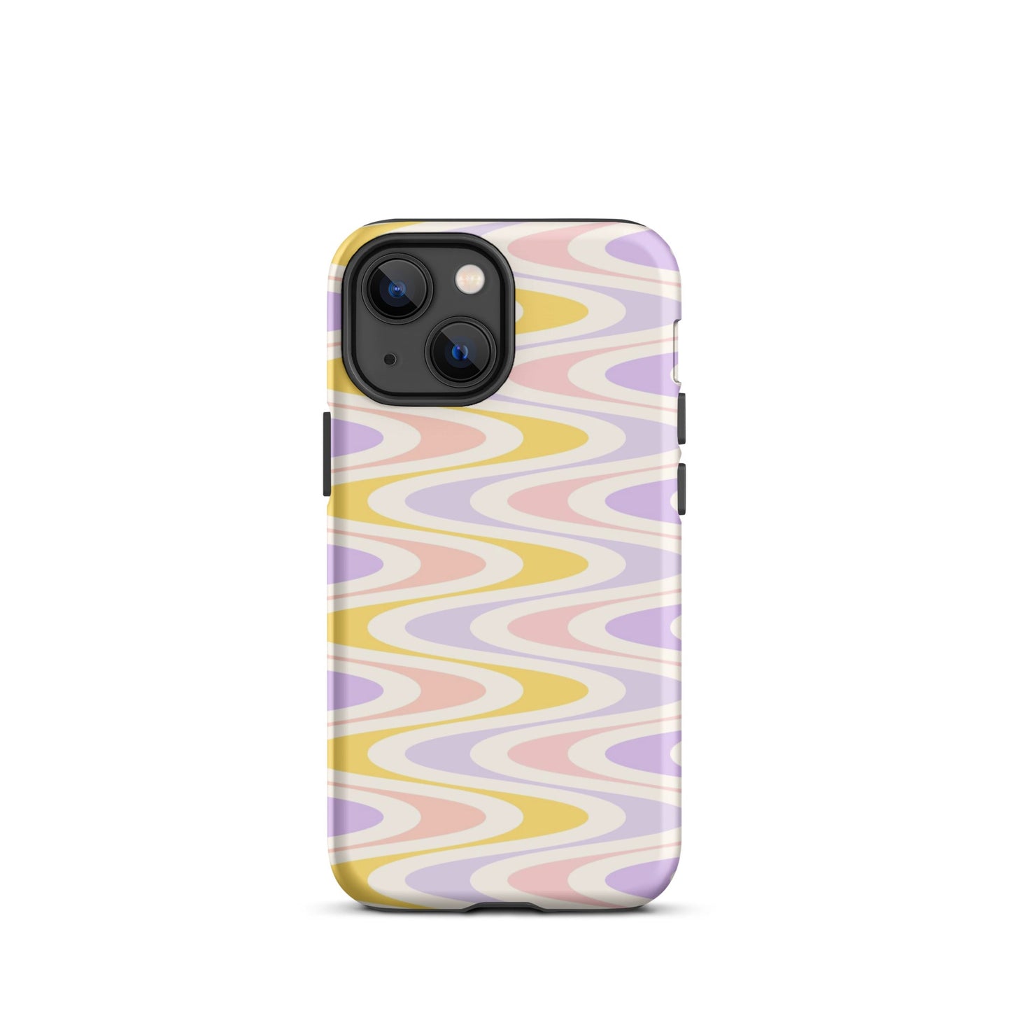 Pastel Retro Wavy iPhone Case