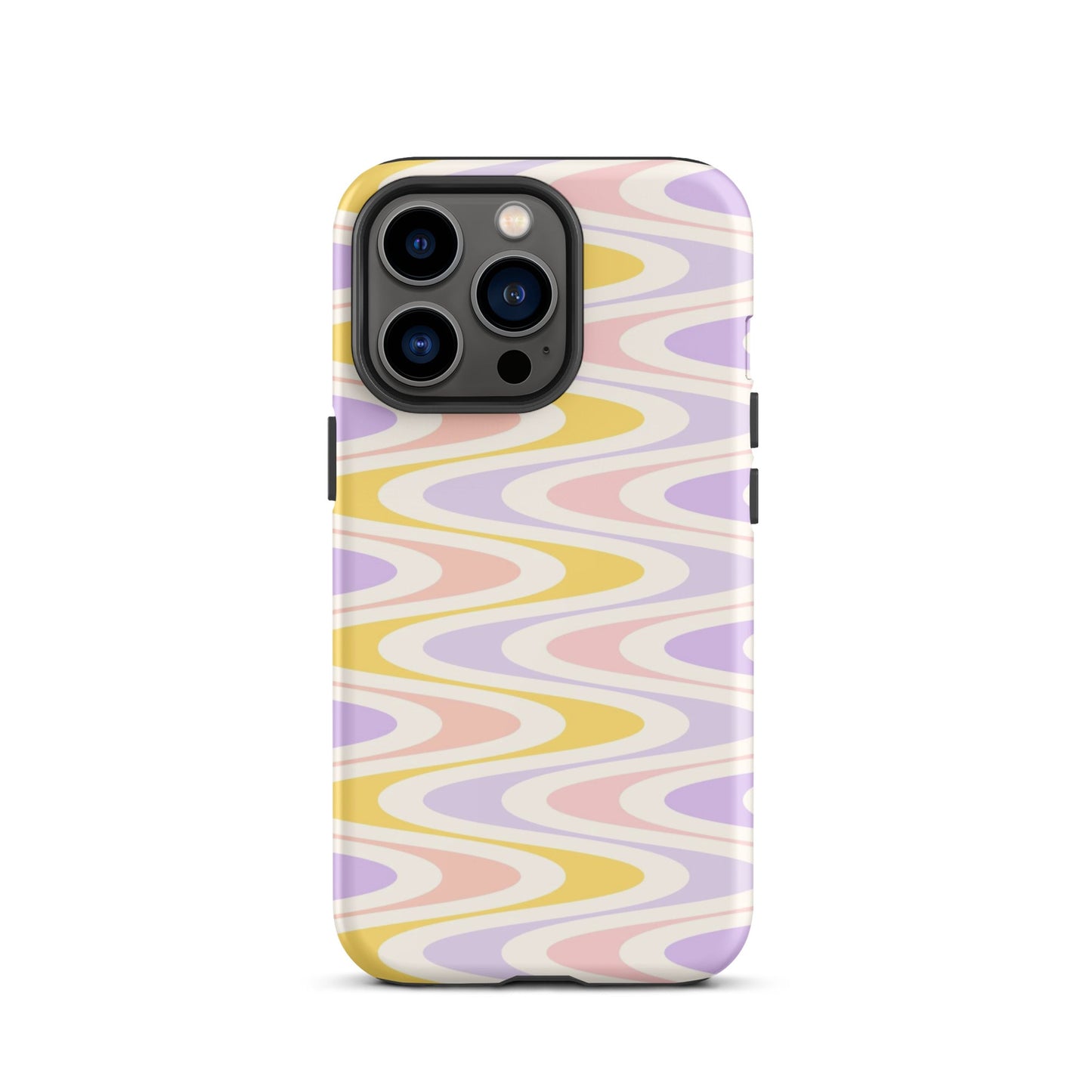 Pastel Retro Wavy iPhone Case