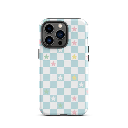 Stars Checkered iPhone Case
