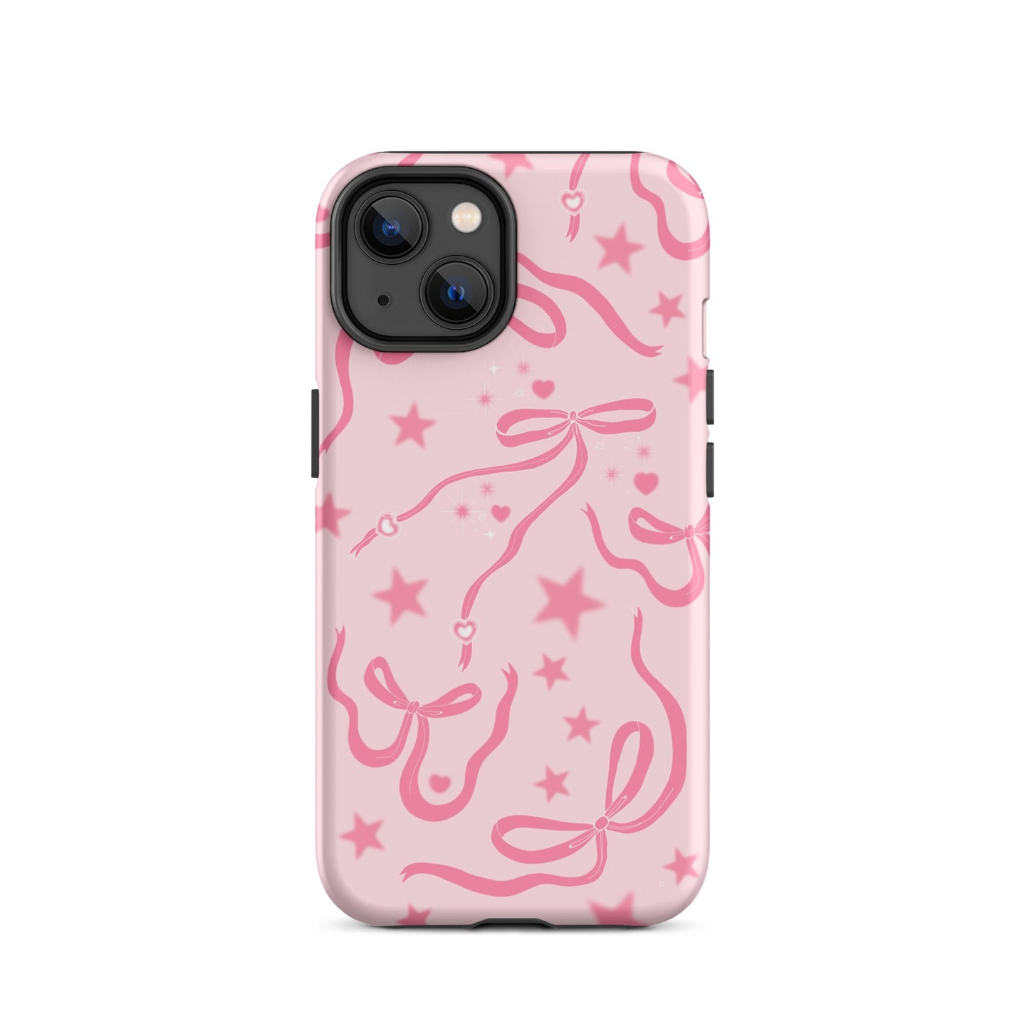 Pink Cosmic Bows iPhone Case