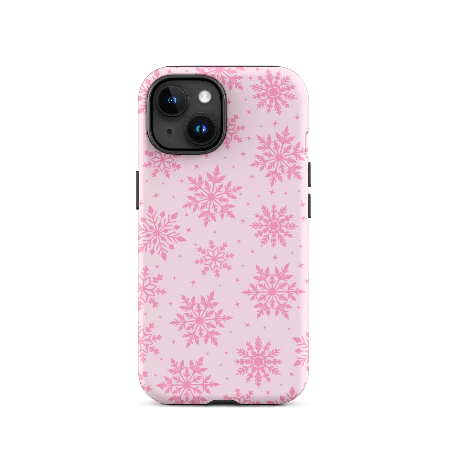 Pink Snowflakes iPhone Case