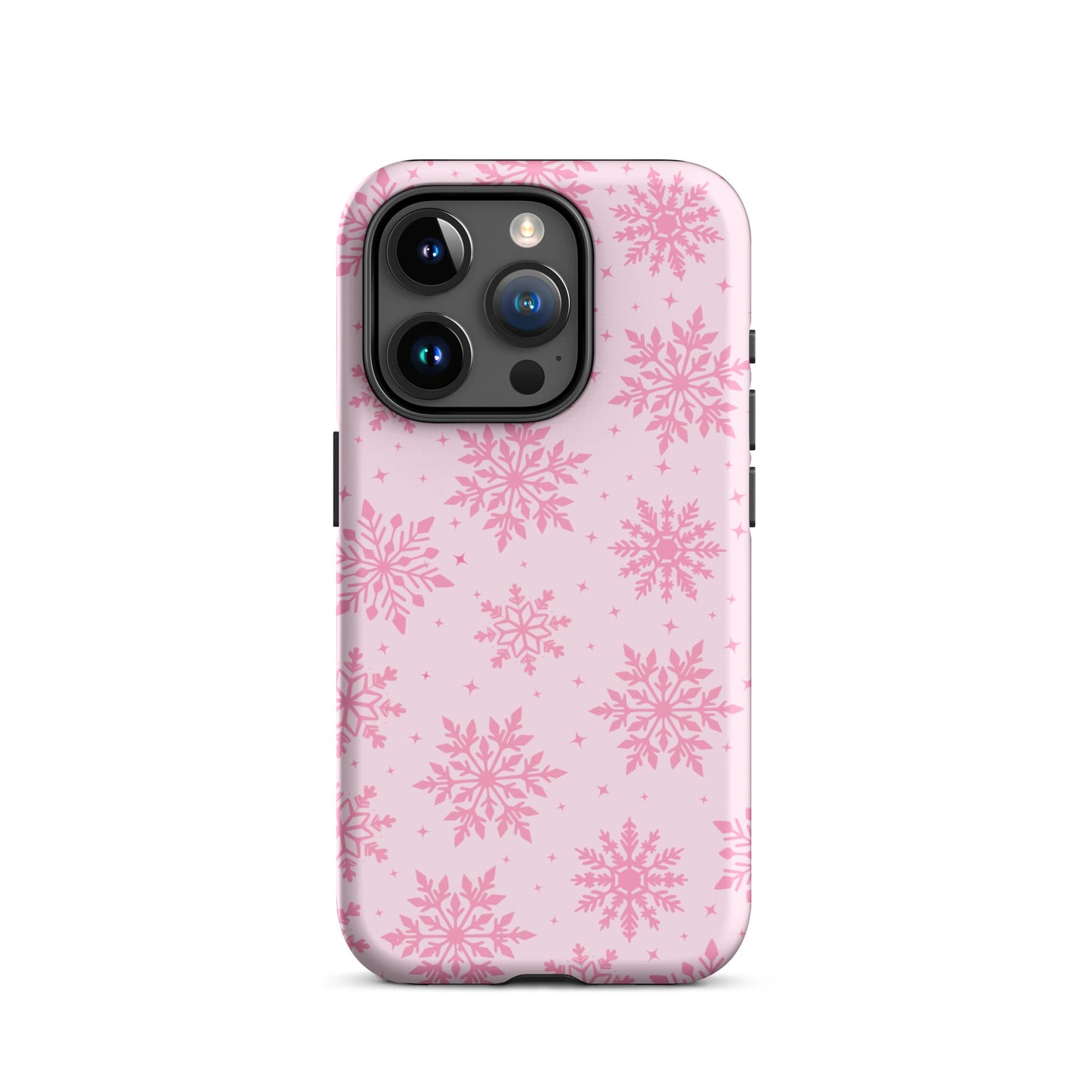 Pink Snowflakes iPhone Case