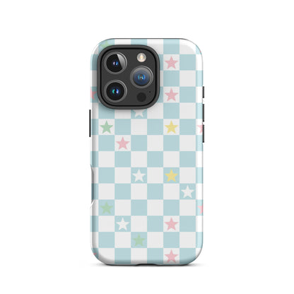 Stars Checkered iPhone Case