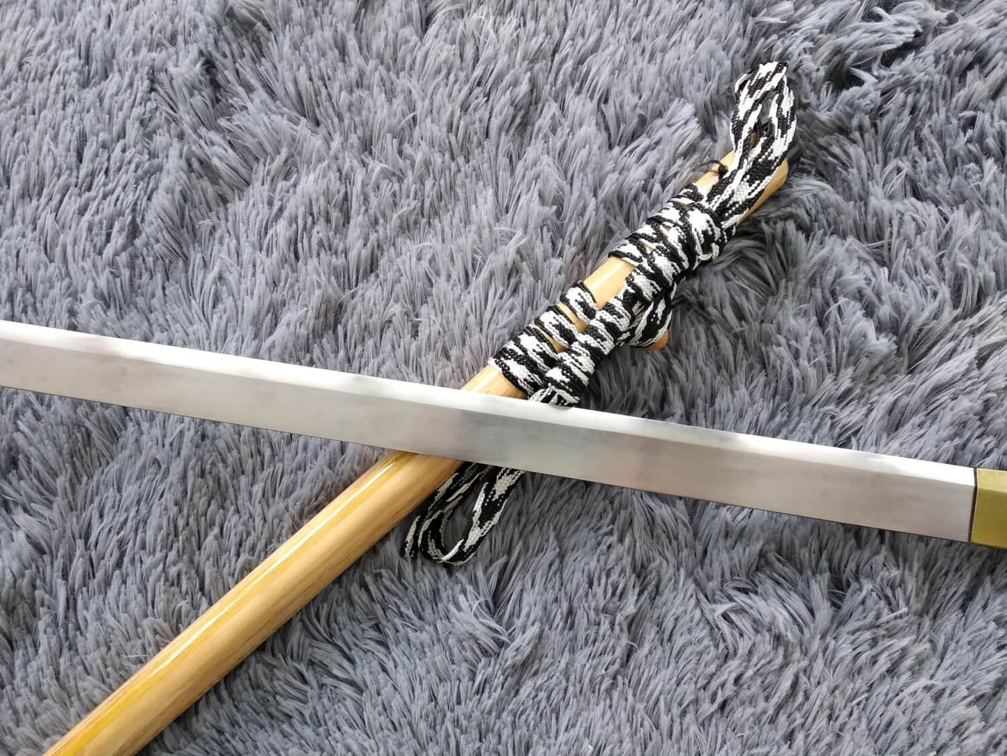 Tang dao,Ninja Sword,High manganese steel,Hardwood,Alloy