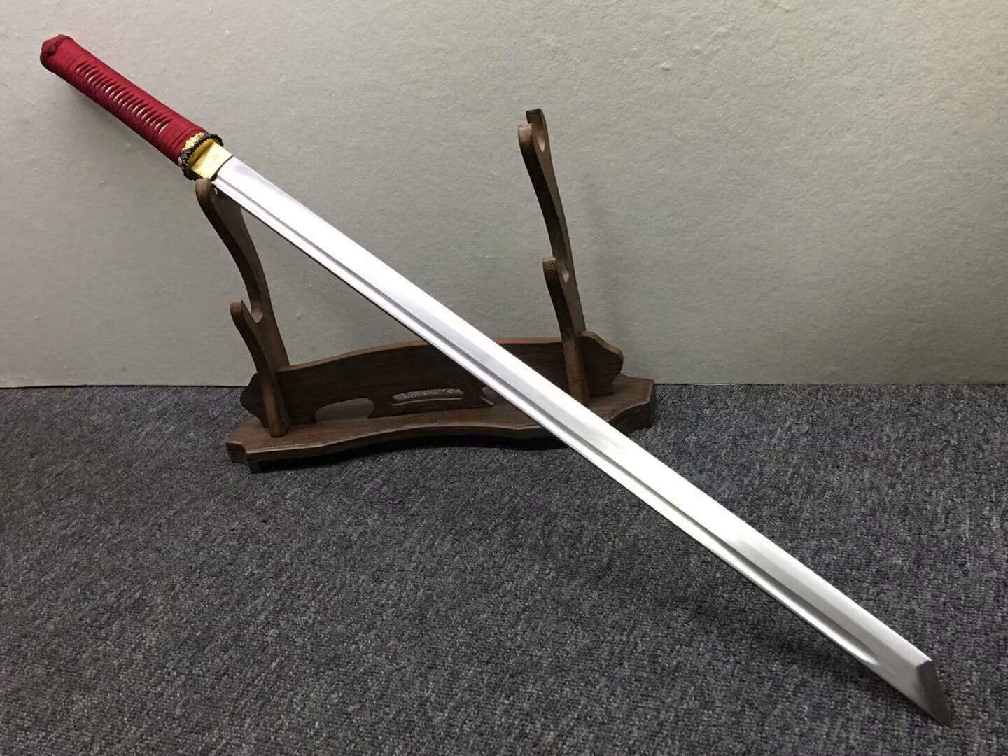 Ninja sword,High manganese steel blade,Solid wood,Hand forged